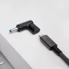 Adaptador de carga Akyga AK-ND-C09 USB-C a DC 4,5 x 3,0 mm + pin para portátiles, 18,5-20 V, 100 W, para HP