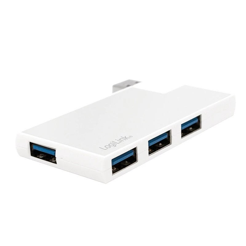 Hub USB 3.0 de 4 puertos, plateado