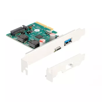 DeLOCK Tarjeta PCI Express x4 1 x USB Type-C 1 x USB Type-A 10 Gbit/s