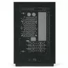 Caja PC Mini ITX/ATX ssupd Meshroom D (CS-MRD-BK-1) — caja compacta negra con paneles de malla