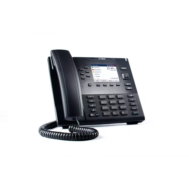 Teléfono IP Mitel 80C00002AAA-A negro 9 líneas LCD