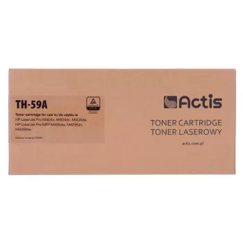 Tóner Actis TH-59A (compatible con HP CF259A; Supreme; 3000 páginas; negro) con chip de control del nivel de tóner