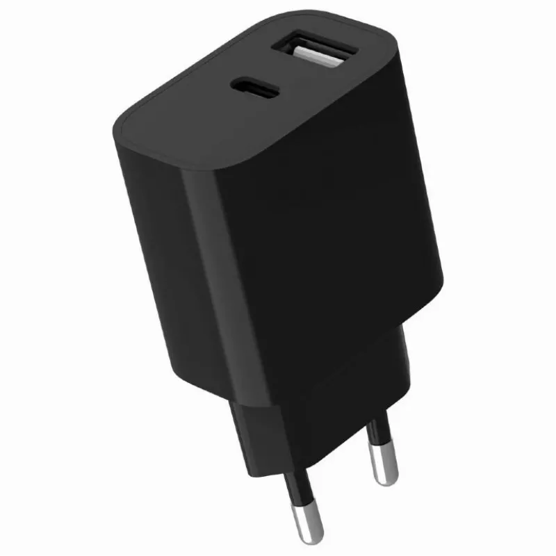 CARGADOR USB UNIVERSAL NEGRO/2P TA-UC-2AC12-01-BK GEMBIRD