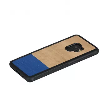 Funda para móvil Man and Wood para Samsung Galaxy S9 — taubenschwarz, carcasa rígida trasera protectora