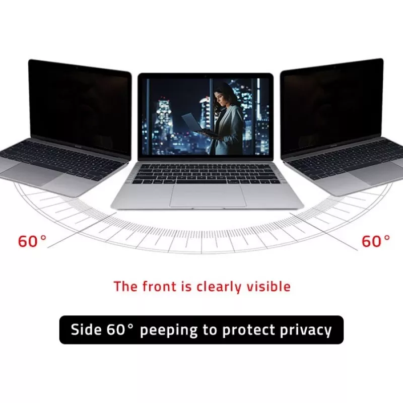 Filtro de privacidad GDPR Qoltec para MacBook Air 13 6 magnético protección ocular (13.60, 16:9), lámina protectora para portátil