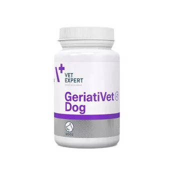 Complemento alimenticio VETEXPERT GeriatiVet Dog 45 cápsulas — para perros mayores, en comprimidos, apto para todas las razas, sin conservantes ni gluten