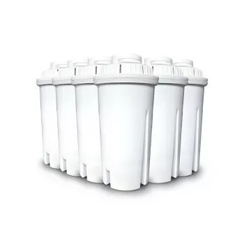 Set de cartuchos de filtro de agua de repuesto para dispensador de agua caliente Turbo Caso 01841 — 6 uds., blanco