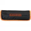 Set de mecánico con bolsa enrollable 76 piezas negro naranja