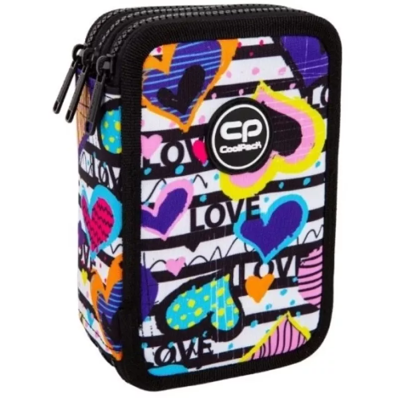 Estuche de tres pisos con contenido CoolPack Jumper 3 DIARY