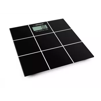 Báscula de baño Esperanza EBS004 - electrónica, 180 kg, cristal negro