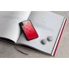 Funda para móvil iKins para iPhone XR — funda protectora bicolor pink lake y negra