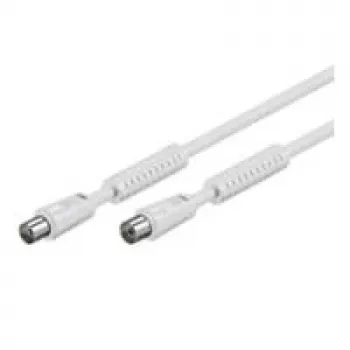 Wentronic 50722 Cable coaxial blanco