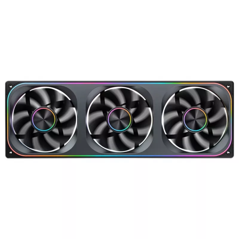 Ventilador de caja Jonsbo ZA-360 Reverse Blade negro, diseño reverse blade de 120 mm, modelo ZA-360BR