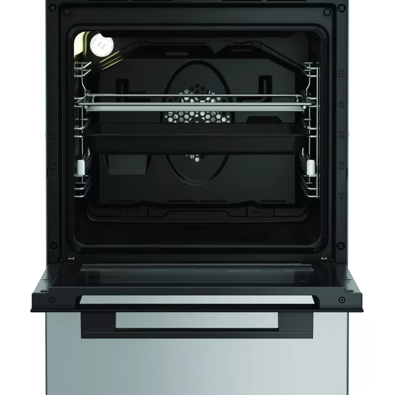 Whirlpool cocina | W5G8LMSWTX | tipo de encimera gas | tipo de horno eléctrico | acero inoxidable | ancho 50 cm | profundidad 60 cm | 60 L