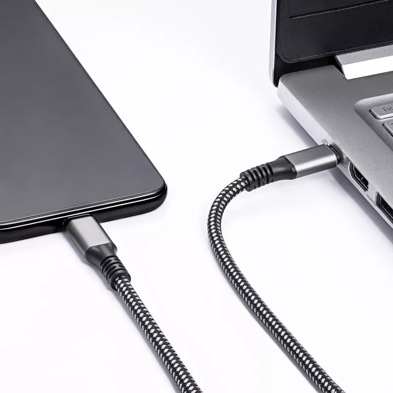 Cable USB-C a USB-C Thunderbolt 3 Akyga AK-USB-34, 40 Gbit/s, 100 W, 1,5 m, negro