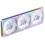Set de Ventiladores Jonsbo ZA-420WR 3×140 mm PWM Reverse ARGB Blanco
