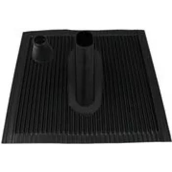 Set de montaje Televes SPAZ 48 S para SPAHA 48 y 90 teja de aluminio negro