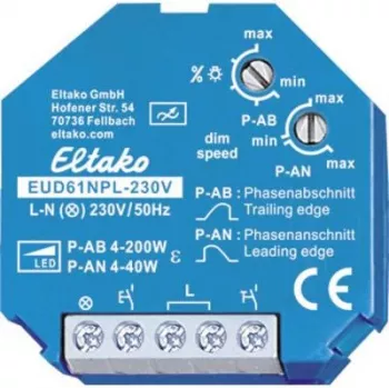 Regulador de intensidad universal Interruptor carga mínima solo 4W EUD61NPL-230V (61100832)