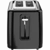Tostadora eléctrica, negra, 220-240V, 50-60Hz, 780-930W, 2 ranuras, 3 modos, 7 niveles de tostado