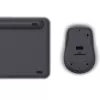 Conjunto de teclado y ratón multidispositivo negro gris