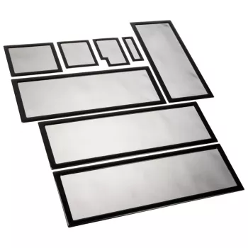Set de filtros antipolvo Demciflex para Lian Li O11 Dynamic XL - negro/negro
