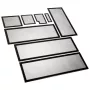 Set de filtros antipolvo Demciflex para Lian Li O11 Dynamic XL - negro/negro