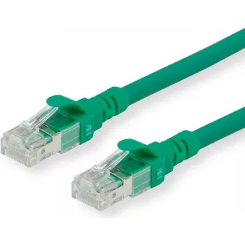 Cable de red ROLINE Cat6a 15 m verde U/UTP