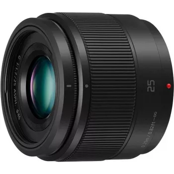 Panasonic Lumix G H-H025E - Objetivo - 25 mm - f/1,7 ASPH. - Micro Four Thirds (H-H025E-K)