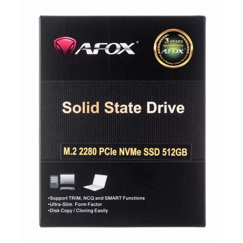 AFOX ME300-512GN unidad SSD M.2 2280 512 GB PCIe 3.0 NVMe TLC