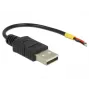 Cable USB DeLOCK 85250 USB 2.0 0,1 m negro