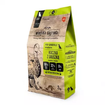 Wiejska Zagroda pienso seco para perros con pato y pera M, 2 kg