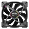 Montech RX120 PWM ventilador para caja de ordenador 12 cm negro 3 uds.