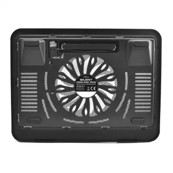 Base refrigeradora MEDIA-TECH MT2660 – refrigerador de portátil con alimentación USB, 1 ventilador 13,5 cm, 20 CFM, 1000 rpm, 330×250×40 mm, 327 g, retroiluminación