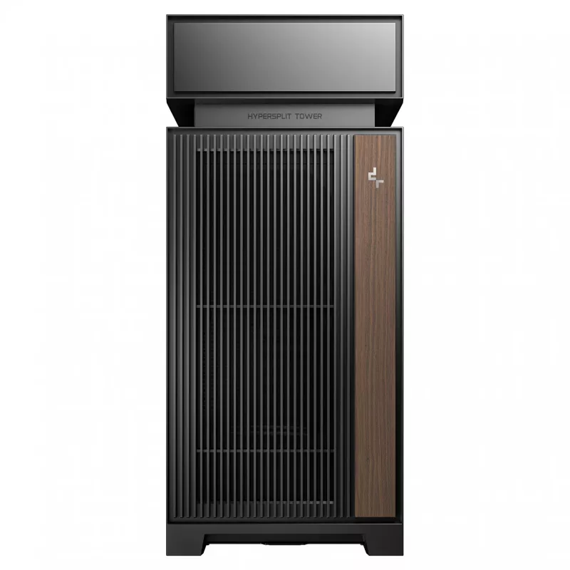 Caja de PC de sobremesa DeepCool CL6600 Negra — compatible con fuentes ATX/PS2/SFX/SFX-L, ventilador frontal de 140 mm, superior/trasero de 120/140 mm, unidades de 2,5/3,5