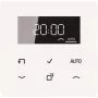 JUNG CD1750DWW Temporizador Standard con pantalla, frontal de cristal auténtico