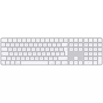 APPLE Magic Keyboard con Touch ID y teclado numérico para modelos Mac con Apple Silicon – Neerlandés – Teclas blancas
