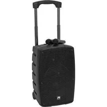 Sistema PA inalámbrico Omnitronic WAMS-10BT2 MK2 con conectividad Bluetooth, set de altavoces activos portátil