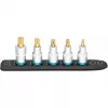 Juego de vasos Hazet 990-SR/5 vasos cortos de perfil múltiple, 5 piezas, medidas M6–M14