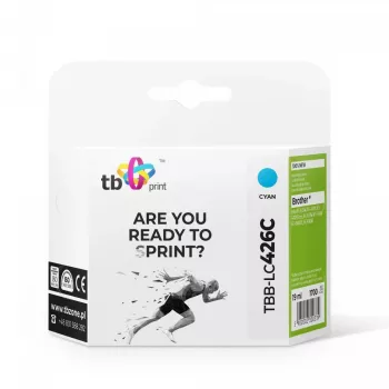 Tinta para Brother MFC-J4540DW TBB-LC426C 100% nueva cian