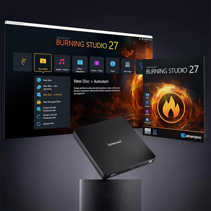 DVD RW USB3.2 EXT/NEGRO 5401400 Intenso