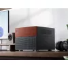 Jonsbo N4 Caja Microtower negra Caja de PC compacta de acero resistente