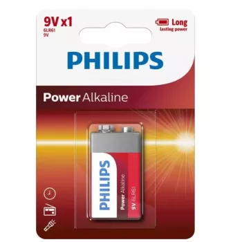 Pila de un solo uso Philips Power Alkaline Battery 6LR61P1B/10