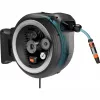 Gardena 18642-20 PowerRoll XL 18V P4A caja de manguera de pared a batería, set, 35 m, gris/blanca