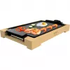 Parrilla de mesa Tasty&Grill 2000 Bamboo, plancha eléctrica de madera, 2.000 vatios