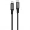 4smarts PremiumCord - cable USB - USB-C (M) a USB-C (M) - USB 2.0 - 20 V - 5 A - 1,5 m - alimentación USB (100 W) - Negro