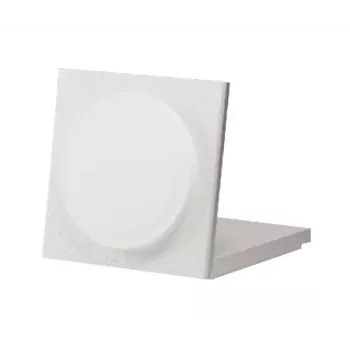 Cargador inalámbrico native union Rise Solo Qi2 Wireless Charger arenisca interior USB smartphone compatible gris claro