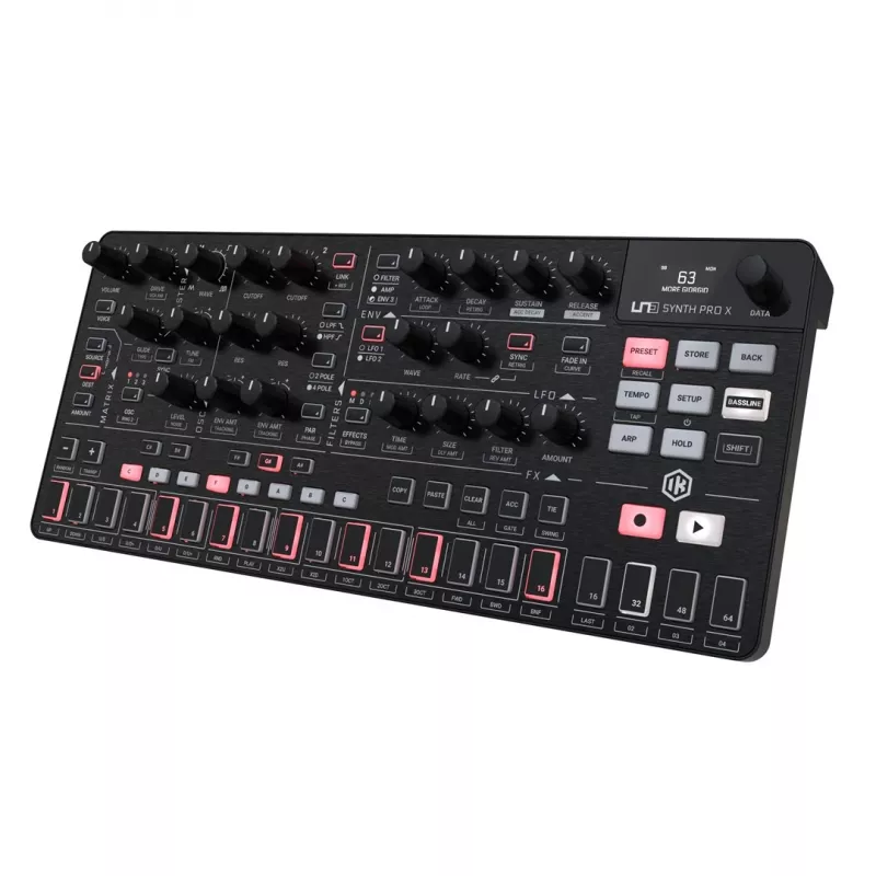 Analizador Sintetizador ik multimedia Uno Synth Pro X — 8 voces de polifonía, módulo de sobremesa