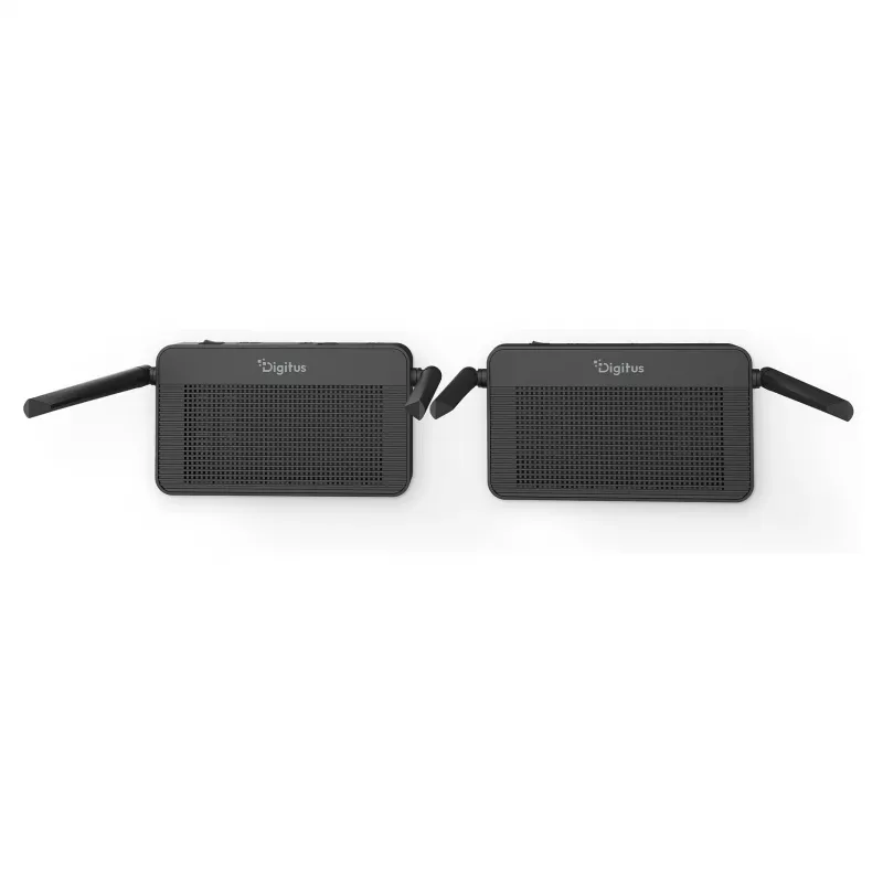 Set extensor HDMI KVM inalámbrico DIGITUS DS-55360 — transmisor y receptor, inalámbrico, 100 m, 4K/60 Hz, HDMI, USB-A/USB-C