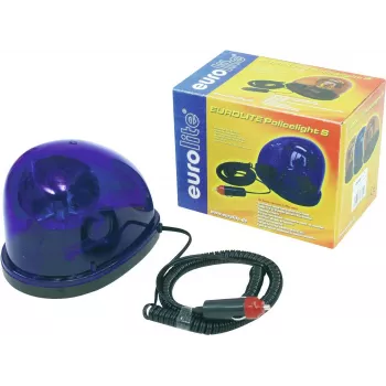 Luz de policía giratoria EUROLITE STA-1221 azul 12V 21W para vehículos