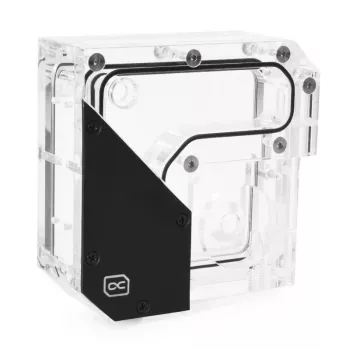 Depósito Alphacool 15075 Acrílico Negro Transparente 120mm